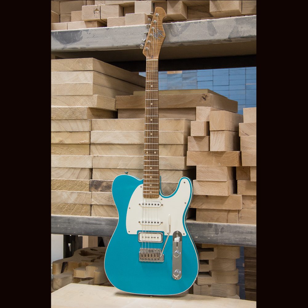 T-Style-Hollow Hybrid / "Toas Turquoise"/ Very Light Aging/6 lbs. 7 oz. - Image 5