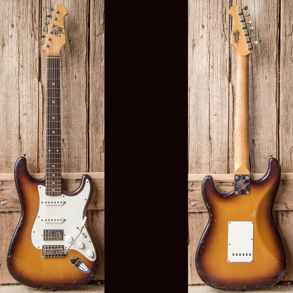 S-Style / "2 Tone / Chocolate Burst"/ Med. Aging/ 7 lbs. 5 oz. - Image 3