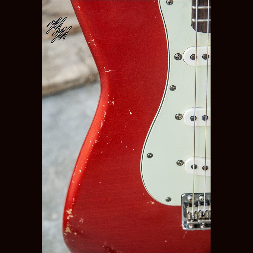 S-Style / "Candy Apple Red"/ Med.  Aging/ 6 lbs. 14 oz. - Image 5