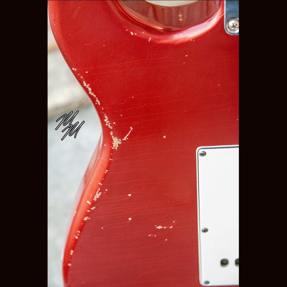 S-Style / "Candy Apple Red"/ Med.  Aging/ 6 lbs. 14 oz. - Image 6