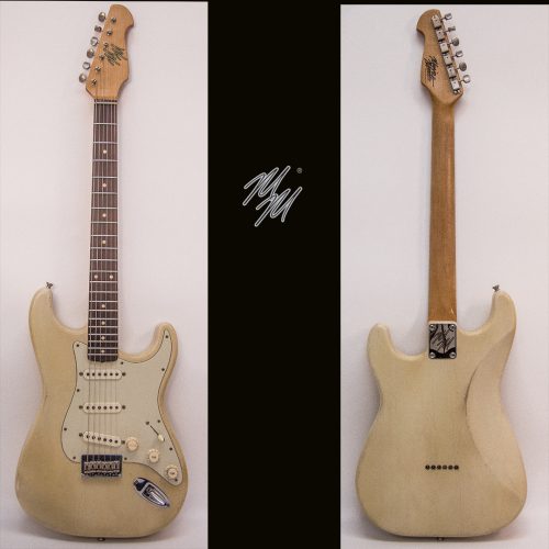 S-Style / Hardtail / “Nicotine Blonde”/ Lightly Aged/ 4 lbs. 11 oz.