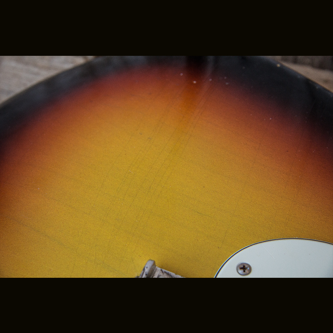 S-Style / "3 Tone Sunburst / Target Burst"/ Light Aging/ 6 lbs. 15 oz. - Image 5
