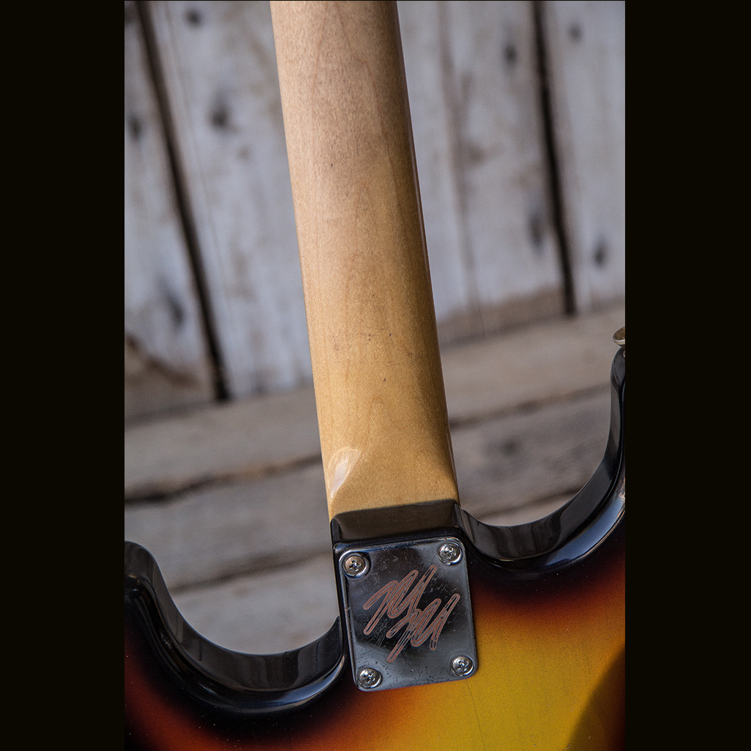 S-Style / "3 Tone Sunburst / Target Burst"/ Light Aging/ 6 lbs. 15 oz. - Image 9